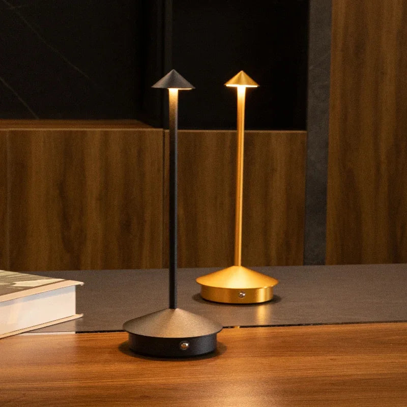 Rechargeable Table Lamp - Creative Touch LED for Hotel Bar Coffee Dining Decor